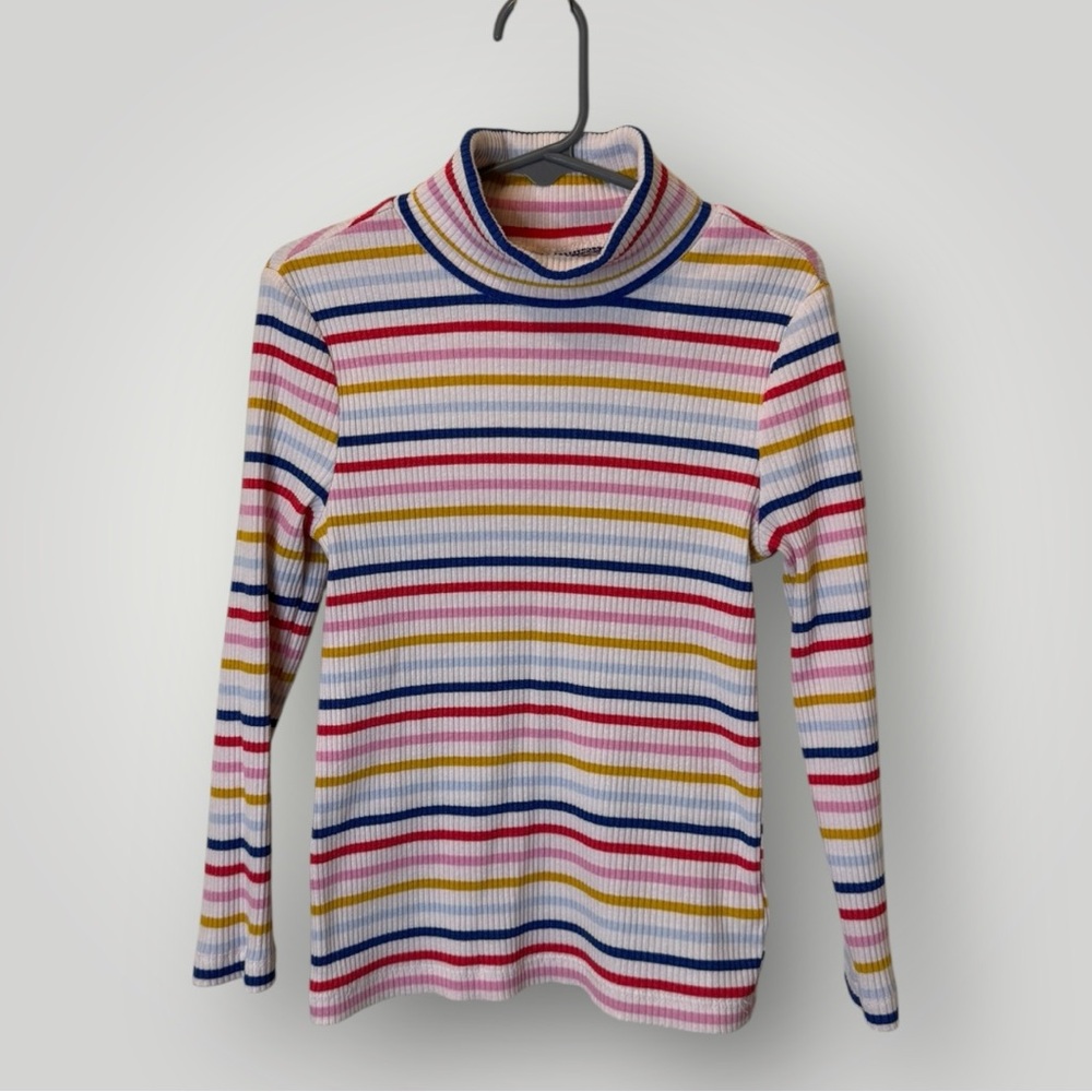 Old Navy Multicolor Striped Turtleneck Sweater | Girls 5T